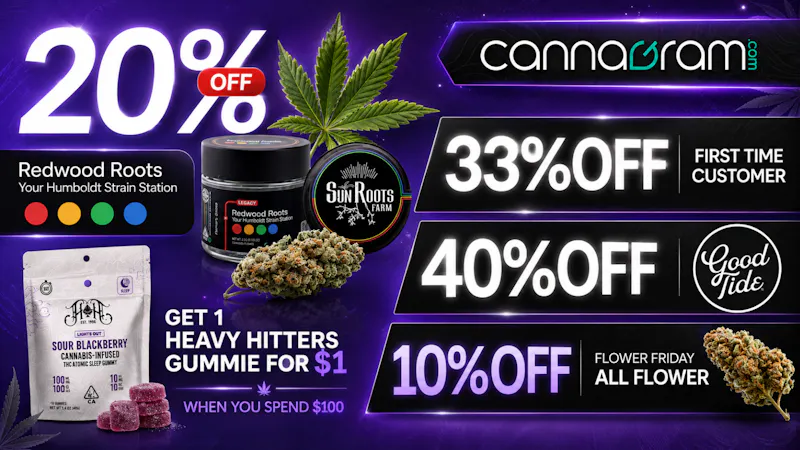 Cannagram - Arden-Arcade Get 20% Off Redwood Roots 🌿