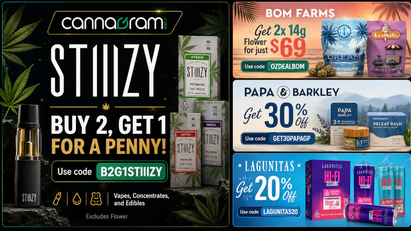 Cannagram - Roseville 🌟 Buy 2, Get 1 - Stiiizy Products 🌟