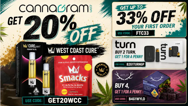 Cannagram - GraniteBay / Folsom Get 20%OFF All West Coast Cure 🔥