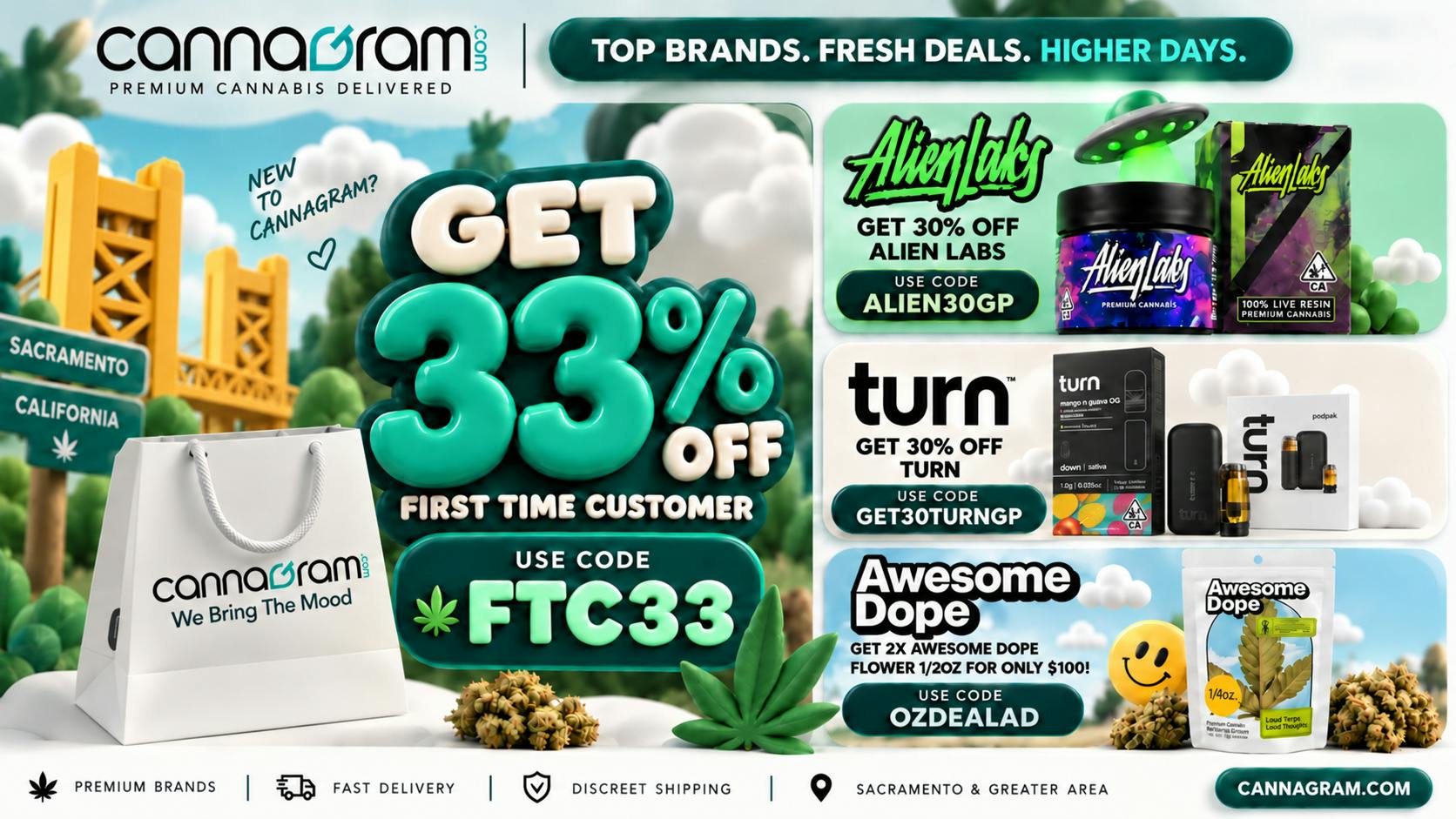 Cannagram - Roseville 🔥 33% Off First Order🔥