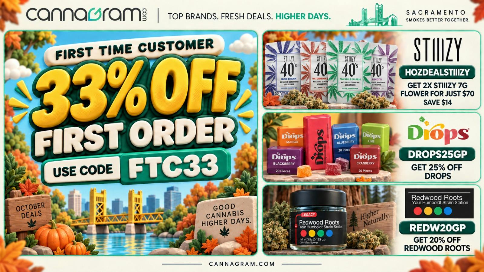 Cannagram - City of Sacramento 🔥 33% Off First Order🔥