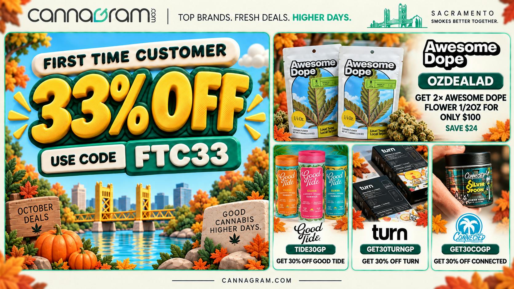 Cannagram - City of Sacramento 🔥 33% Off First Order🔥