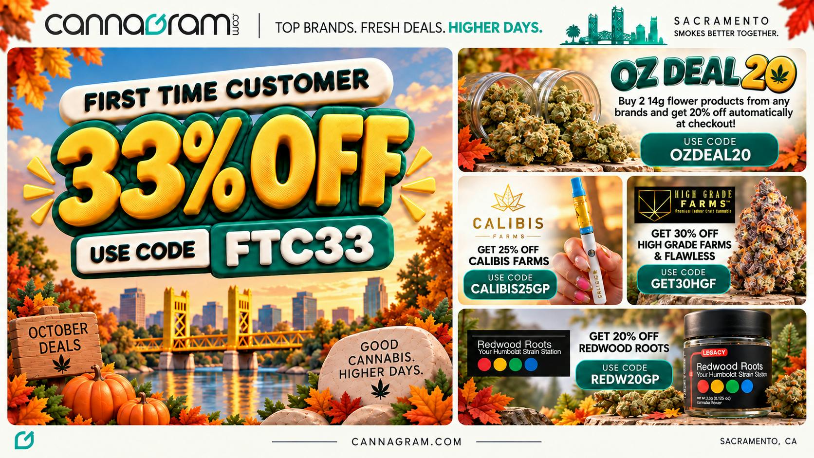 Cannagram - City of Sacramento 🔥 33% Off First Order🔥