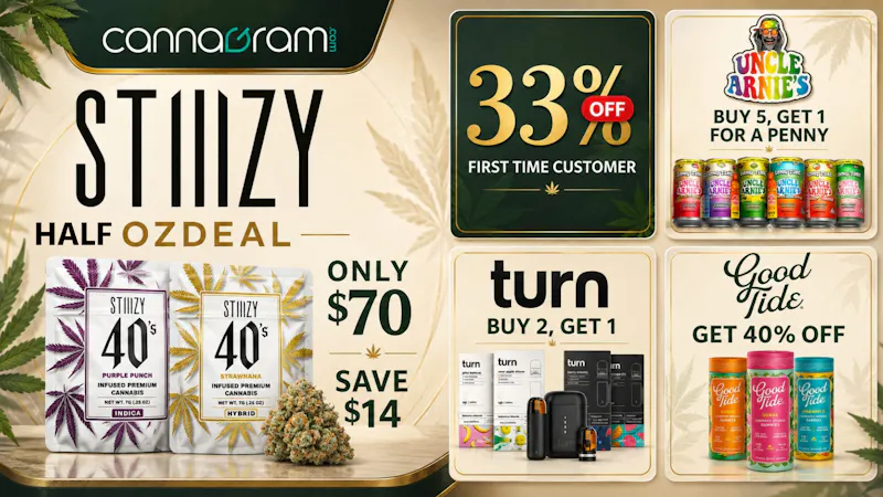 Cannagram - GraniteBay / Folsom 💎Get 2x Stiiizy 7g Flower for just $70(Save $14)