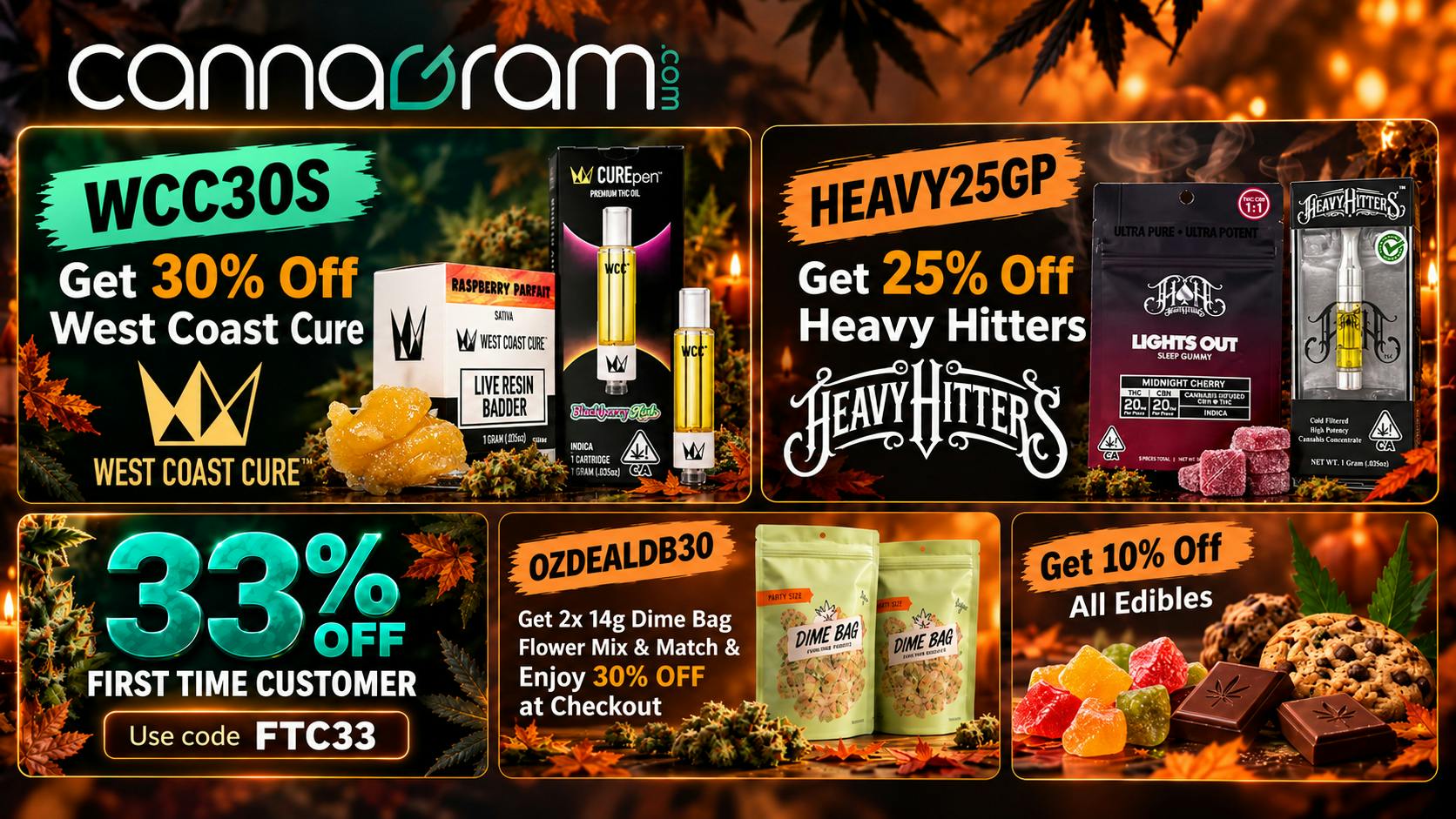 Cannagram - GraniteBay / Folsom 🔥Get 30% Off West Coast Cure (Selected Products)