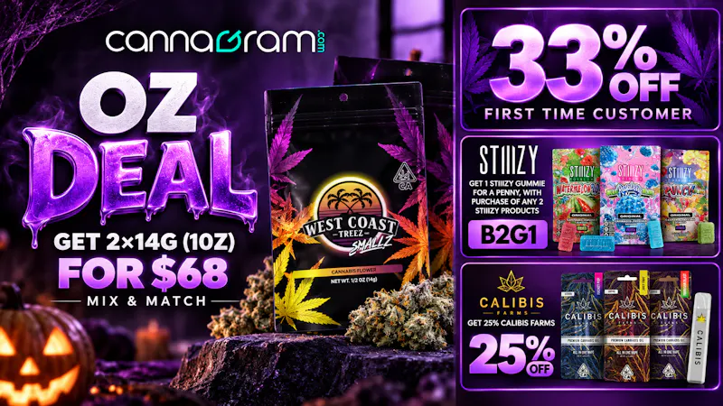 Cannagram - Roseville Get 2 West Coast Treez *14g Flower for only $68 🌿