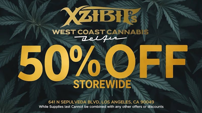 Xzibit's West Coast Cannabis Bel Air Delivery 50% OFF STOREWIDE!