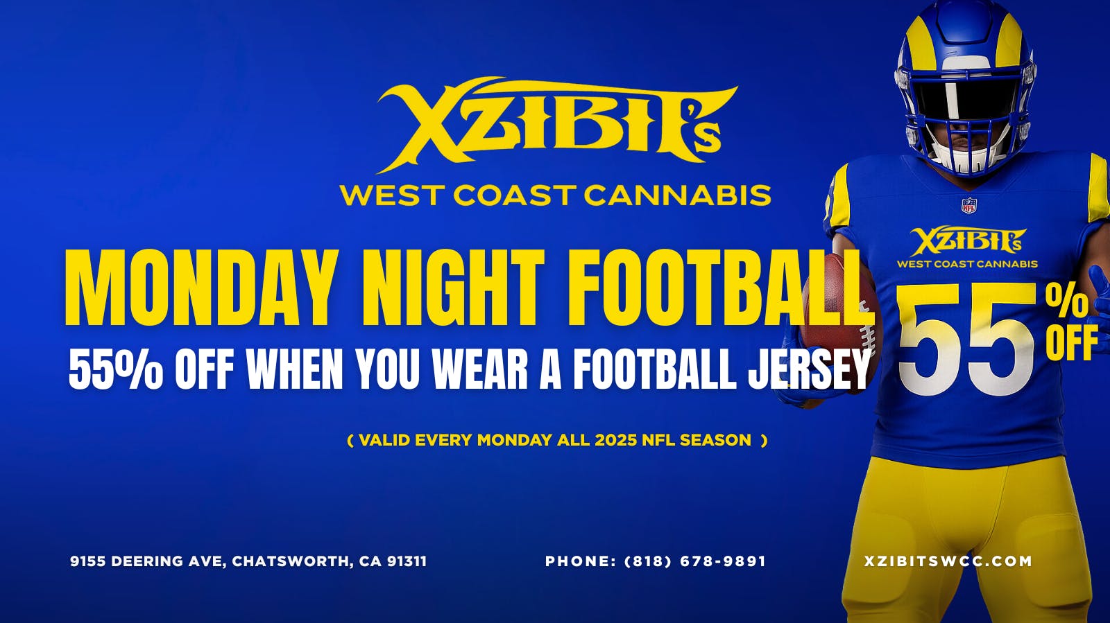 Xzibit’s West Coast Cannabis Dispensary - Chatsworth 55% OFF STOREWIDE!