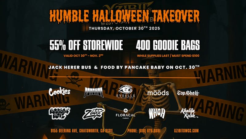 Xzibit’s West Coast Cannabis Dispensary - Chatsworth 400 GOODIE BAGS + 55% OFF STOREWIDE