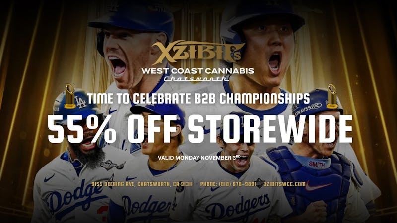Xzibit’s West Coast Cannabis Dispensary - Chatsworth 55% OFF STOREWIDE!