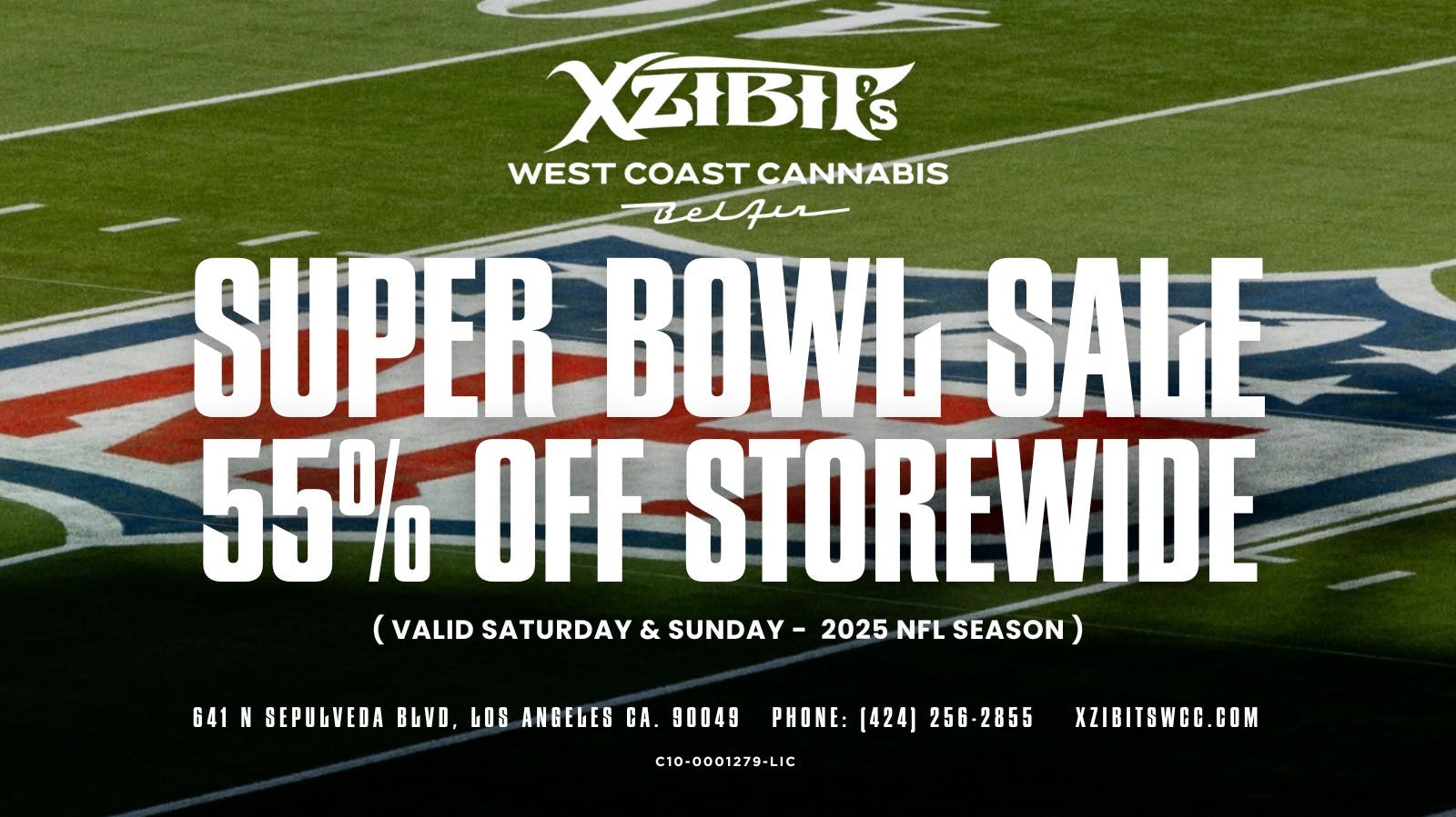 Xzibit's West Coast Cannabis Bel Air 55% OFF STOREWIDE!