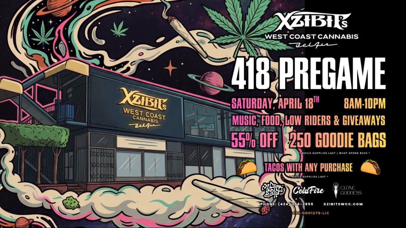 Xzibit's West Coast Cannabis Bel Air 55% OFF STOREWIDE! 250 GOODIEBAGS!