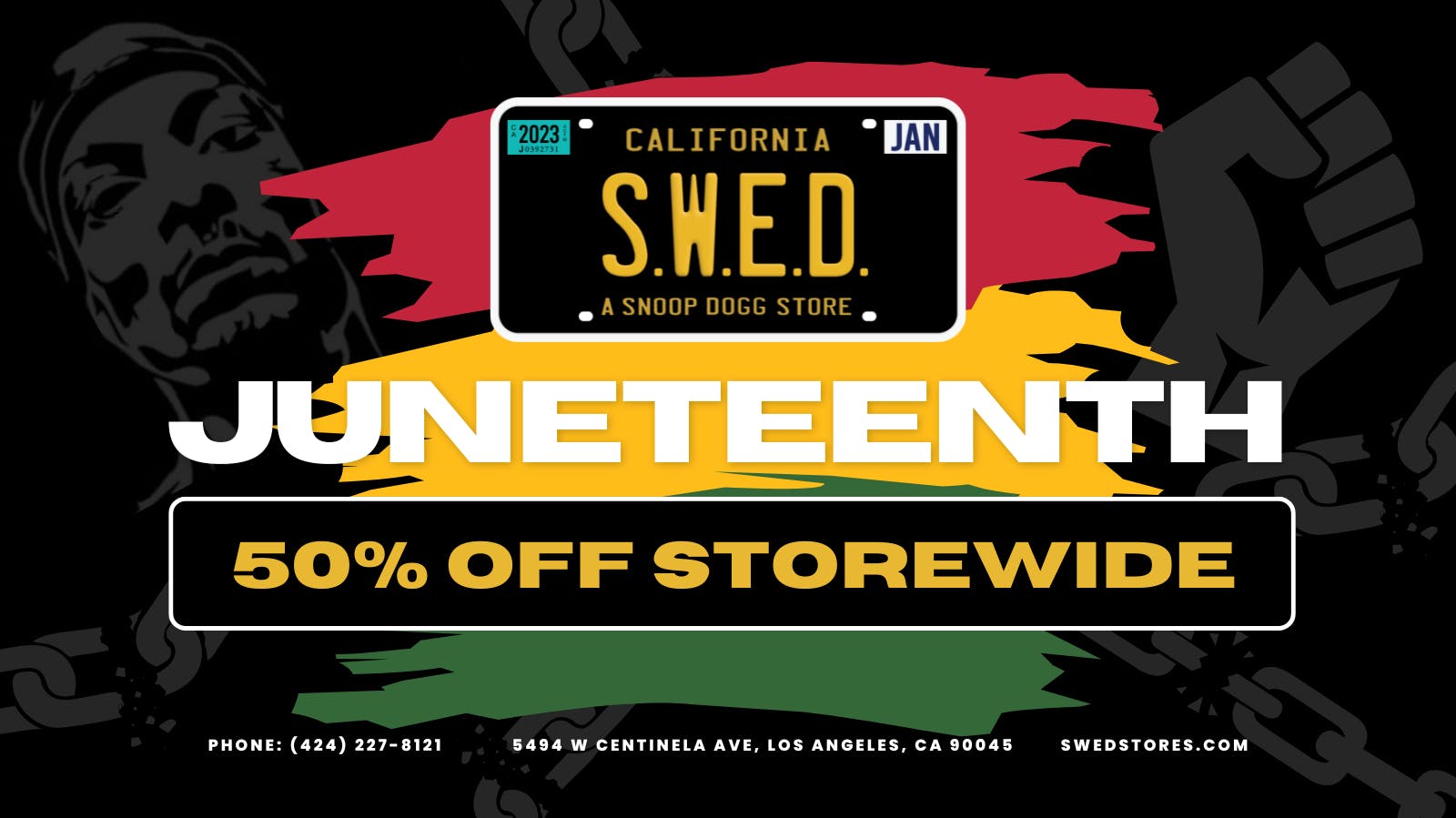 SWED A SNOOP DOGG Dispensary LAX 50% OFF STOREWIDE