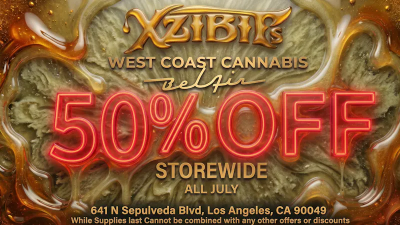 Xzibit's West Coast Cannabis Bel Air 50% OFF STOREWIDE