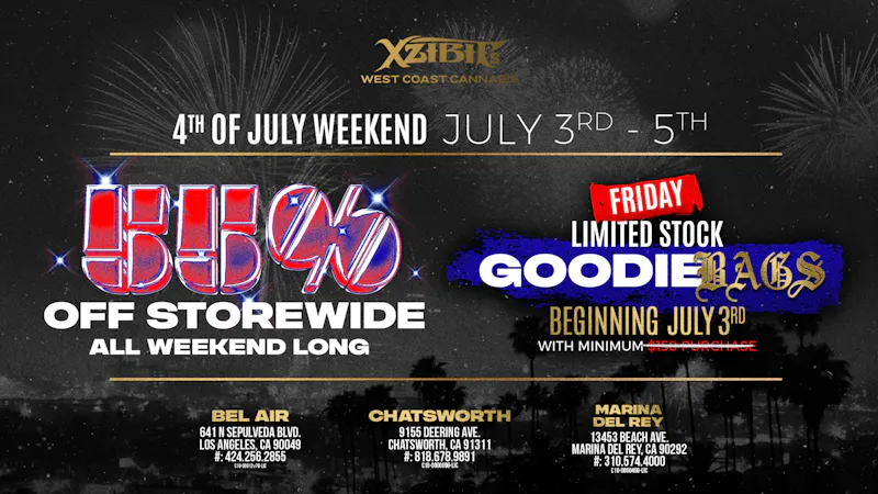 Xzibit's West Coast Cannabis Bel Air Delivery 🎆GOODIEBAGS + 55% OFF STOREWIDE!🎆