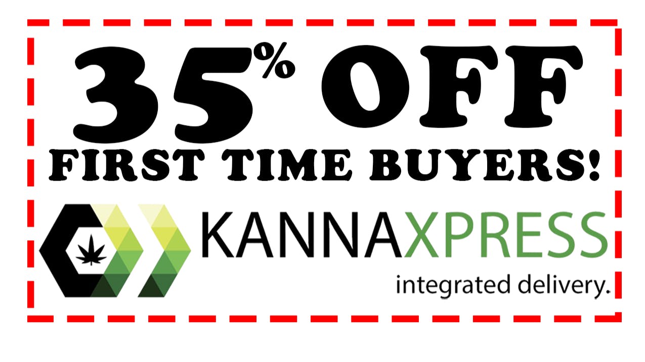 KannaXpress First Time Buyers get 35% Off!