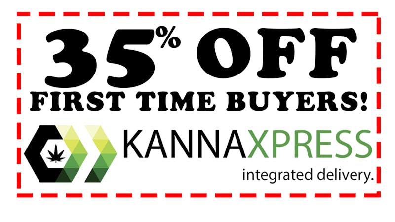 KannaXpress First Time Buyers get 35% Off!