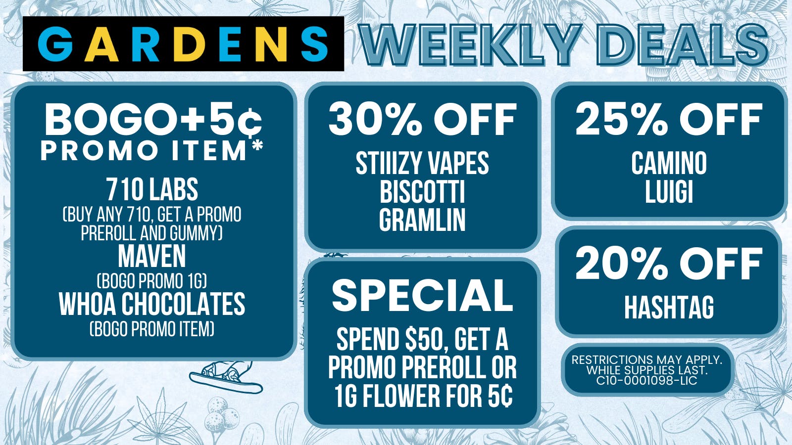 Releaf on Vine - Oxnard Weekly Deals January 1st - January 8th