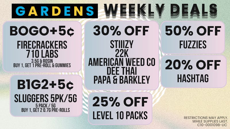Releaf on Vine - Oxnard Weekly Deals February 19th - February 26th