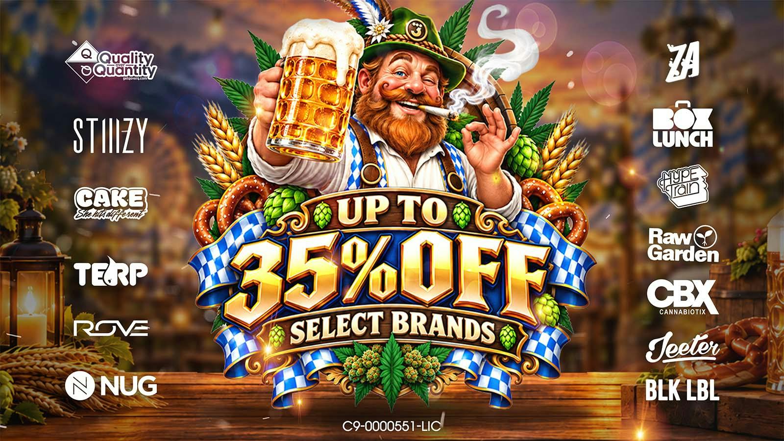 Three Trees - Danville Up To 35% Off SELECT Brands - Oktoberfest Sale!