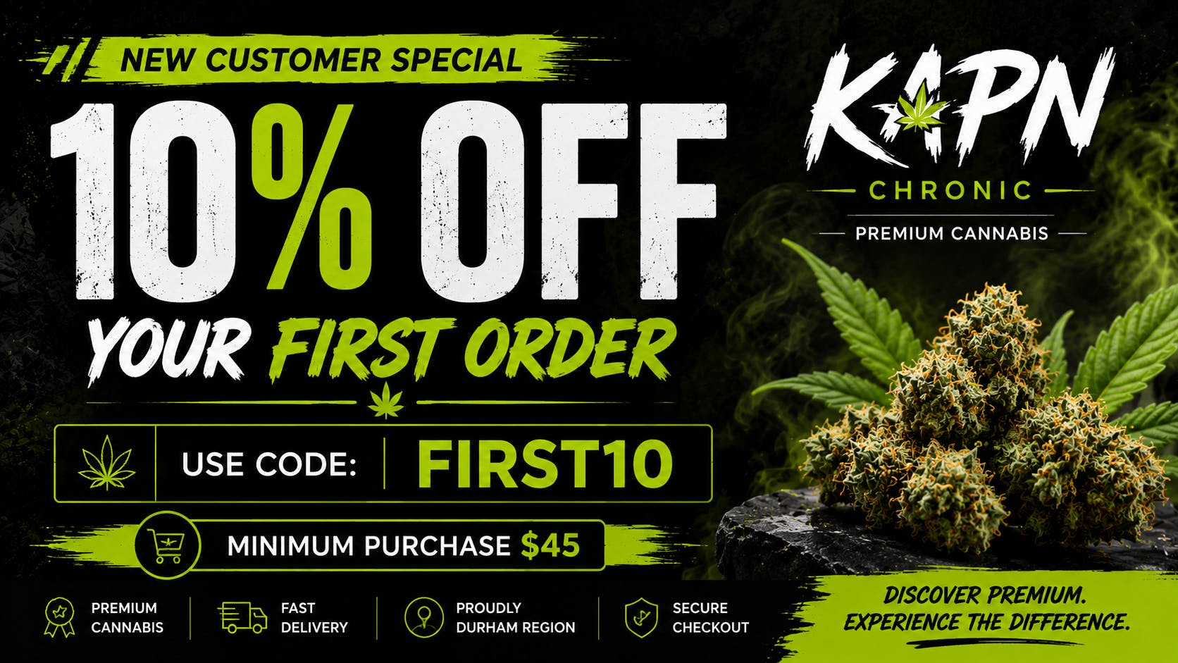 Kapn Chronic 10% OFF FIRST ORDER