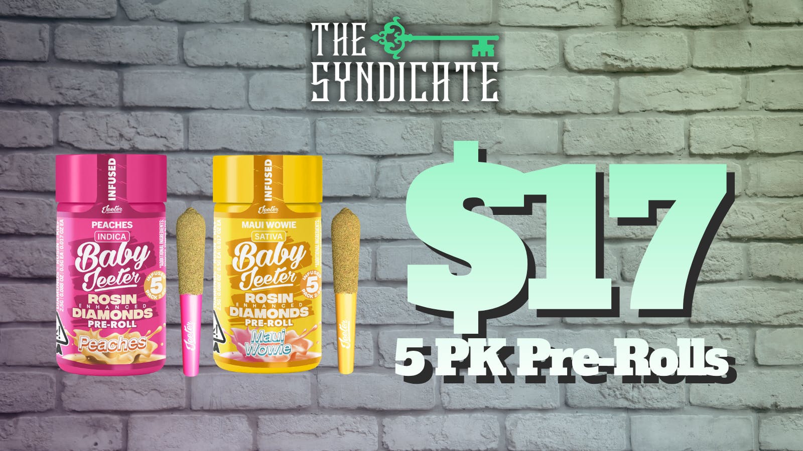 The Syndicate - Tarzana (RDC) $17 Jeeter 5-Pk Pre Rolls