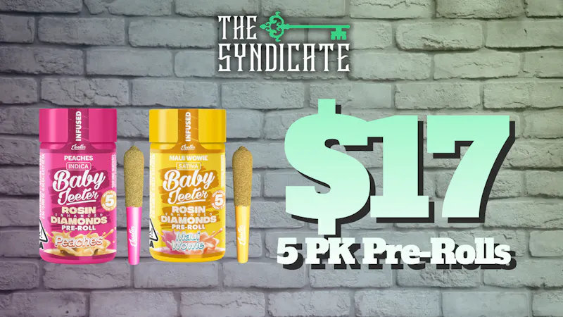 The Syndicate - Northridge $17 Jeeter 5-Pk Pre Rolls