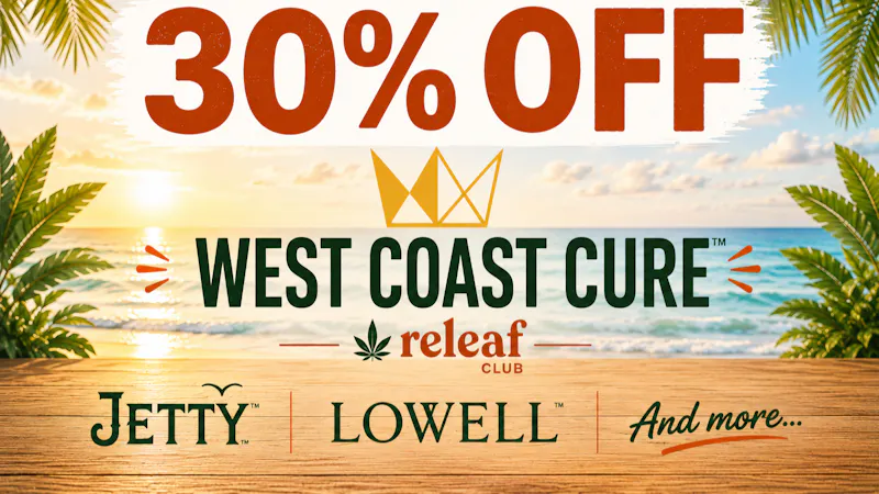 Releaf Club 30% off West Coast Cure