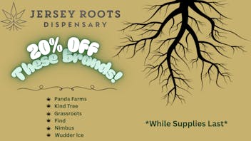 Jersey Roots 20% Off Selected Brands!