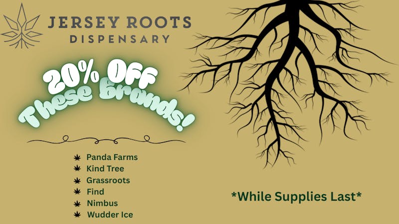 Jersey Roots 20% Off Selected Brands!