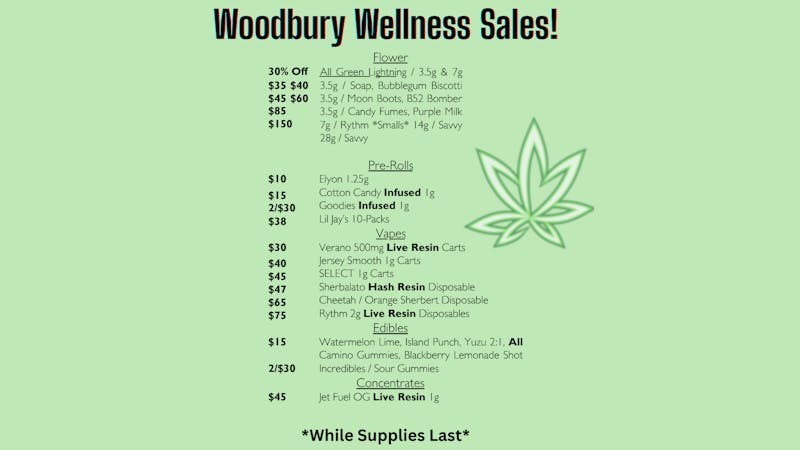 Woodbury Wellness Woodbury Wellness Weekly Deals!