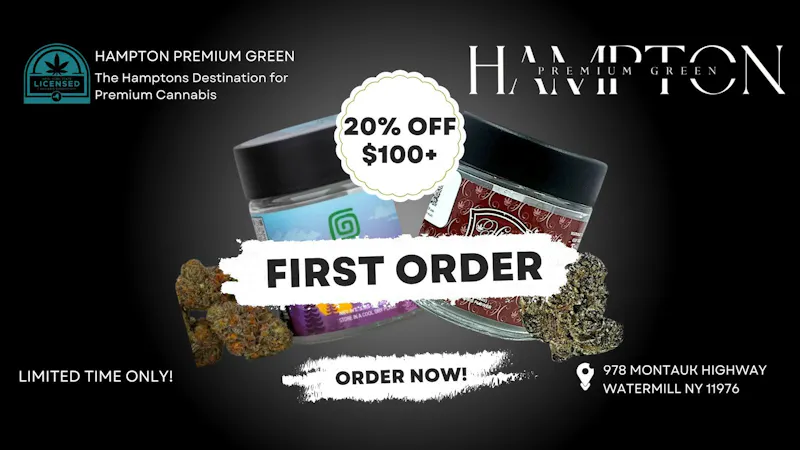 Hampton Premium Green 20% OFF $100 OR MORE FIRST TIME CUSTOMER