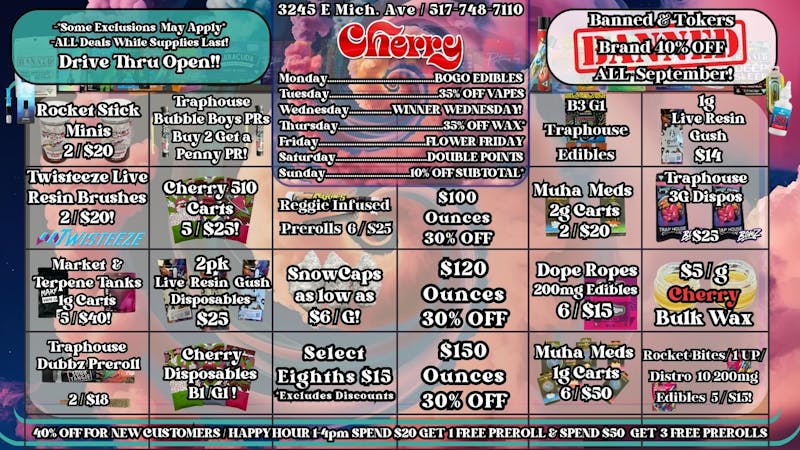 Cherry Dispensary & Drive Thru 🍒Boogie & Buds at Cherry🍒