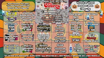 Cherry Dispensary & Drive Thru 🍒🍬Cherry Trick or Treats 🍬🍒