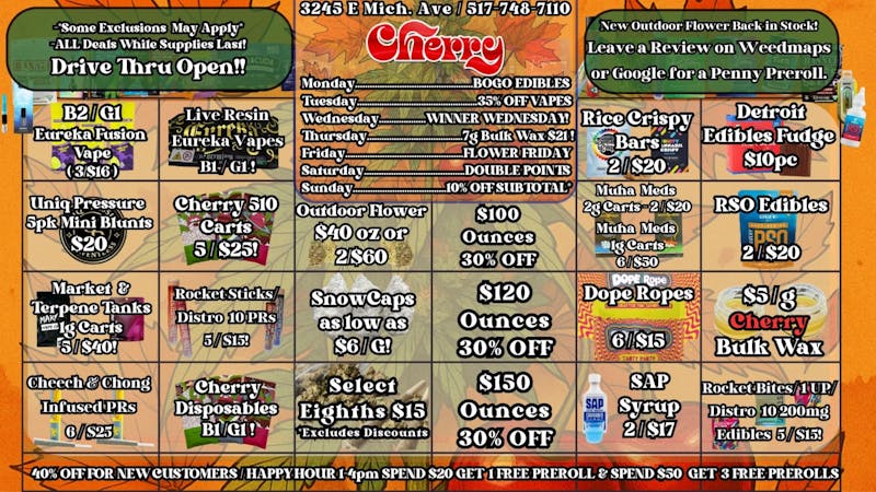 Cherry Dispensary & Drive Thru 🍒Stayin’ Toasty at Cherry 🍒