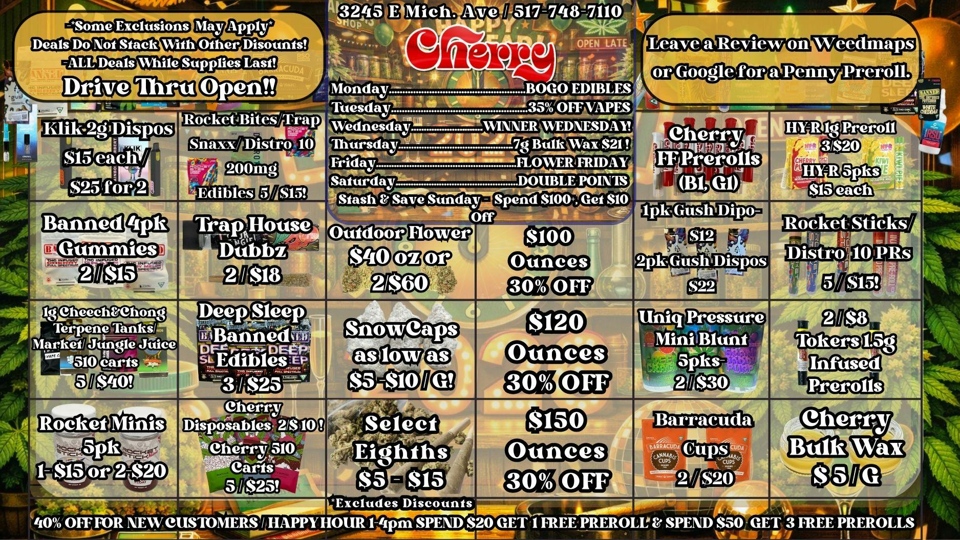 Cherry Dispensary & Drive Thru 🍒✨ Ring It In Right with Cherry✨ 🍒