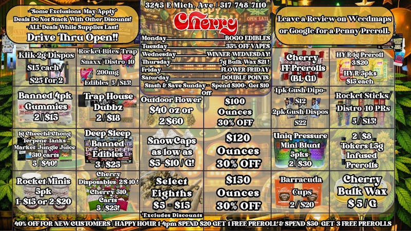 Cherry Dispensary & Drive Thru 🍒✨ Ring It In Right with Cherry✨ 🍒
