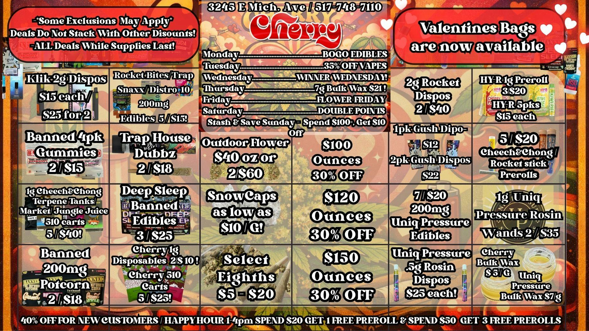 Cherry Dispensary & Drive Thru ✌️🌸🍃Cherry Flower Power ✌️🌸🍃