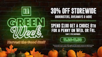 CULTA Columbia GREEN WEDNESDAY - 30% OFF