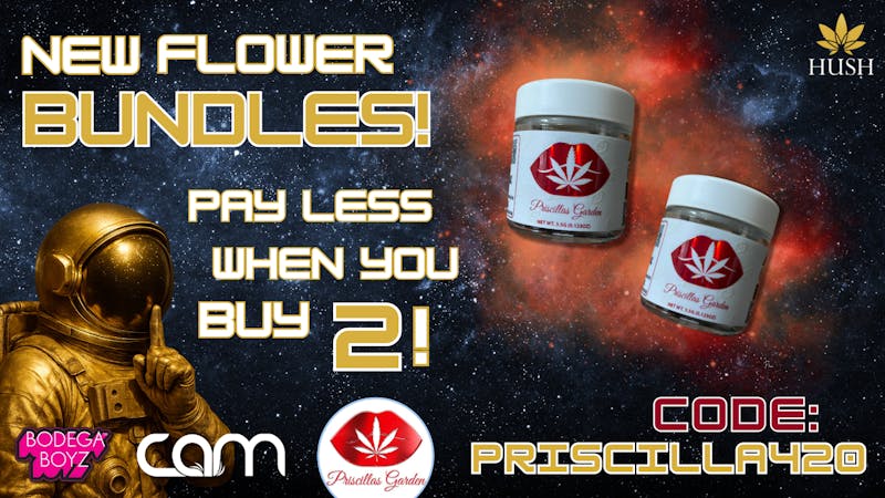 Hush Priscilla's Garden 3.5g Bundle!