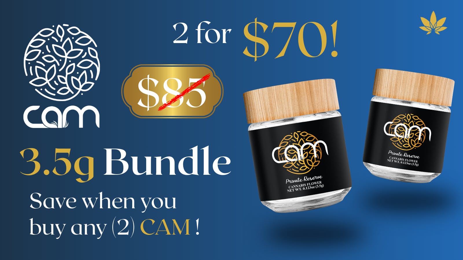 Hush CAM 3.5g Flower Bundle