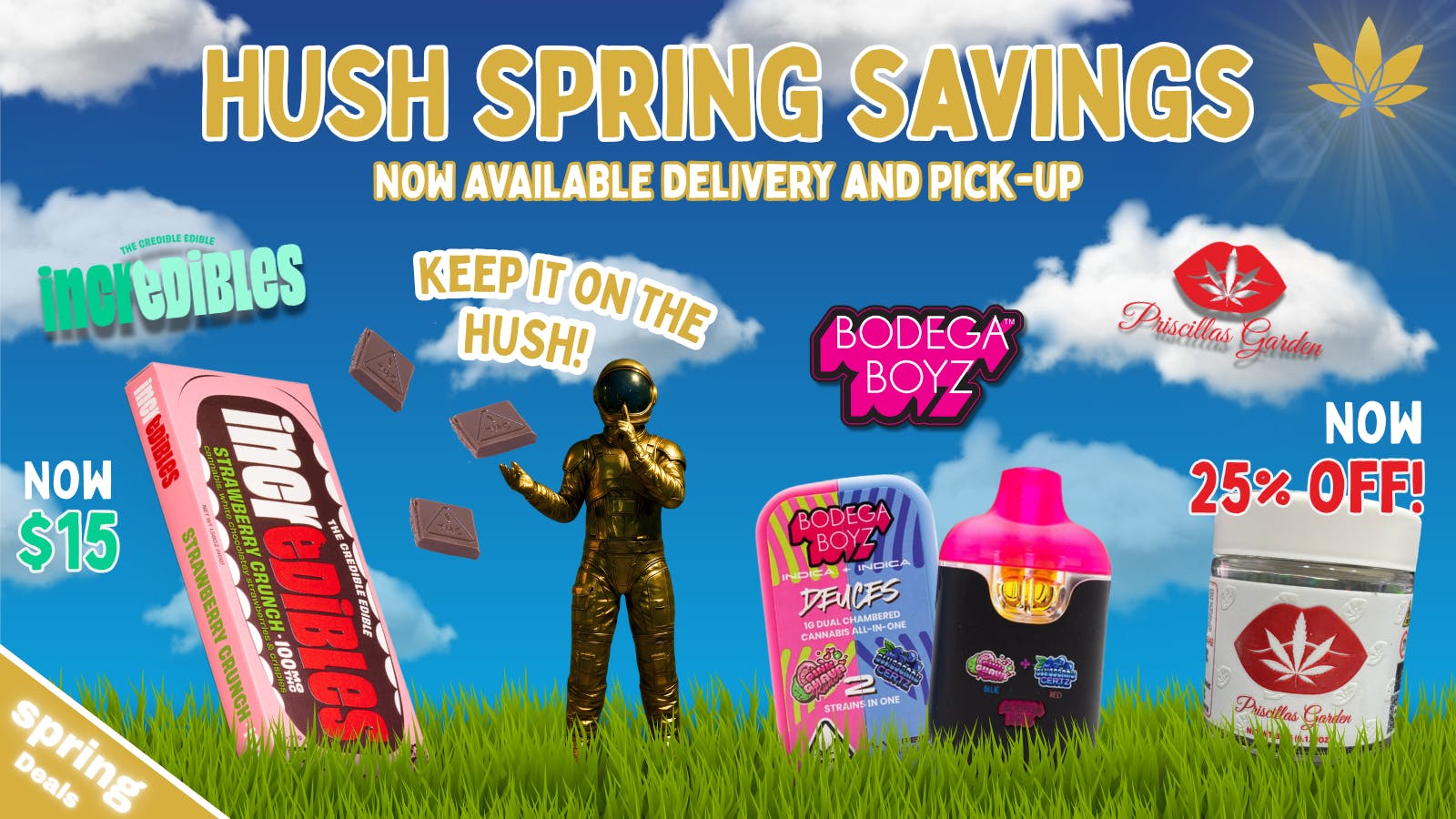 Hush Delivery - South Westchester Spring Savings are Here!