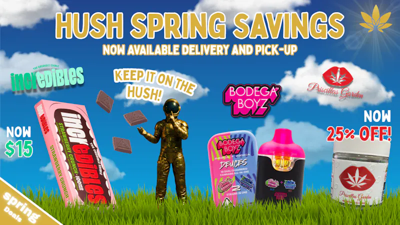 Hush Spring Savings are Here!
