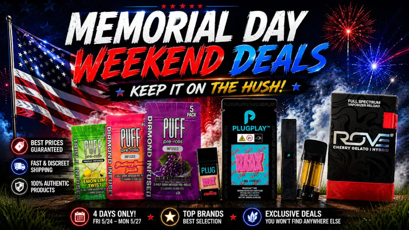 Hush Memorial Day Weekend Deals