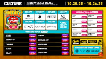 Culture Cannabis Club Marijuana and Weed Dispensary - Indio Up to 50% Scarily High Deals | Oct 20 to 26 😱