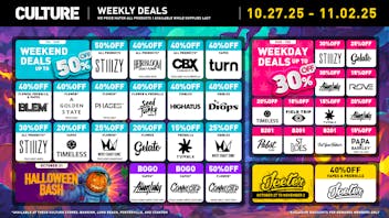 Culture Cannabis Club Marijuana and Weed Dispensary - Porterville 👻 Up to 50% Off at Culture's Halloween Bash