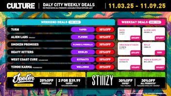 Culture Cannabis Club - Daly City Fall Back & Relax: Up to 30% Off This Week!