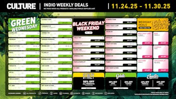 Culture Cannabis Club Marijuana and Weed Dispensary - Indio Make it a True Danksgiving: Up to 50% Off!