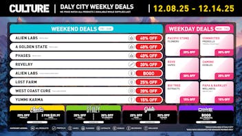 Culture Cannabis Club - Daly City Secret Santa Drop Continues! Up to 60% Off!