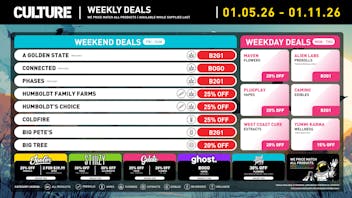 Culture Cannabis Club Marijuana and Weed Dispensary - Porterville New Year, New Routine: Up to 30% Off Deals